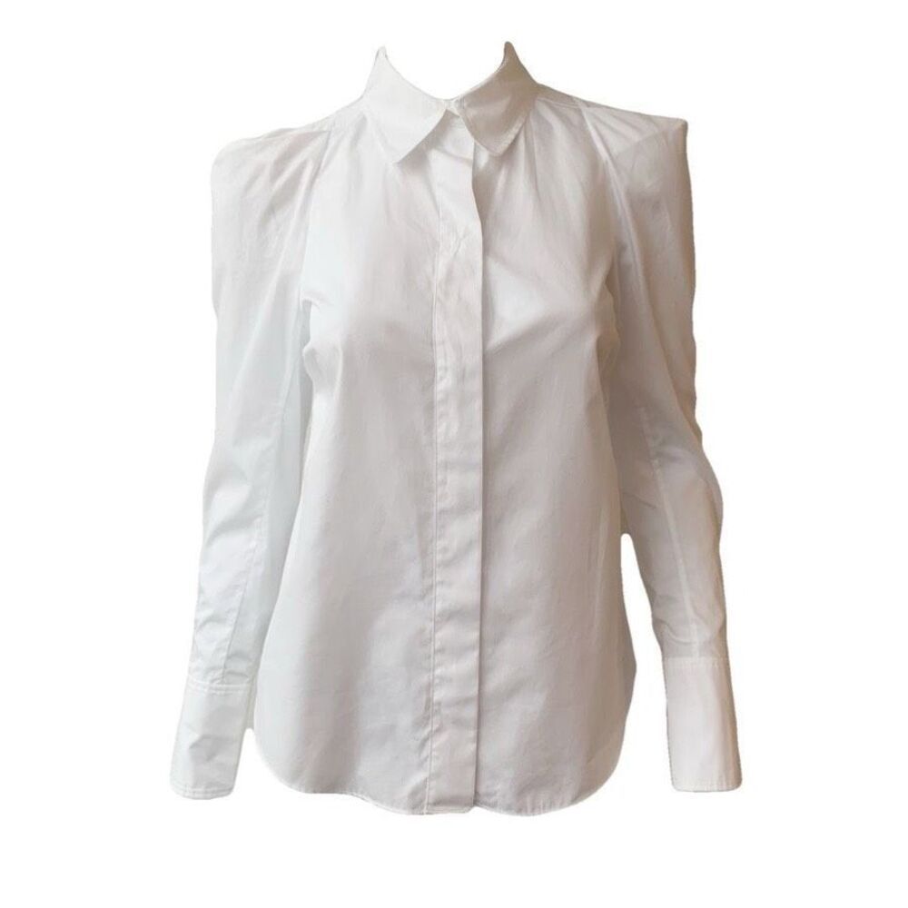 A.L.C. Carrera Button Up Top in white